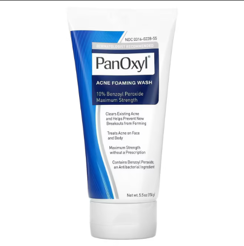 Panoxyl acne foaming wash 156g