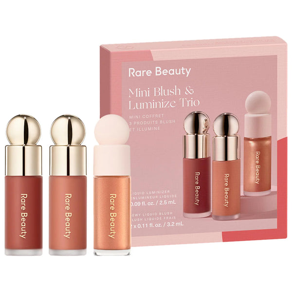 Rare Beauty by Selena Gomez  Mini Blush and Luminize Trio